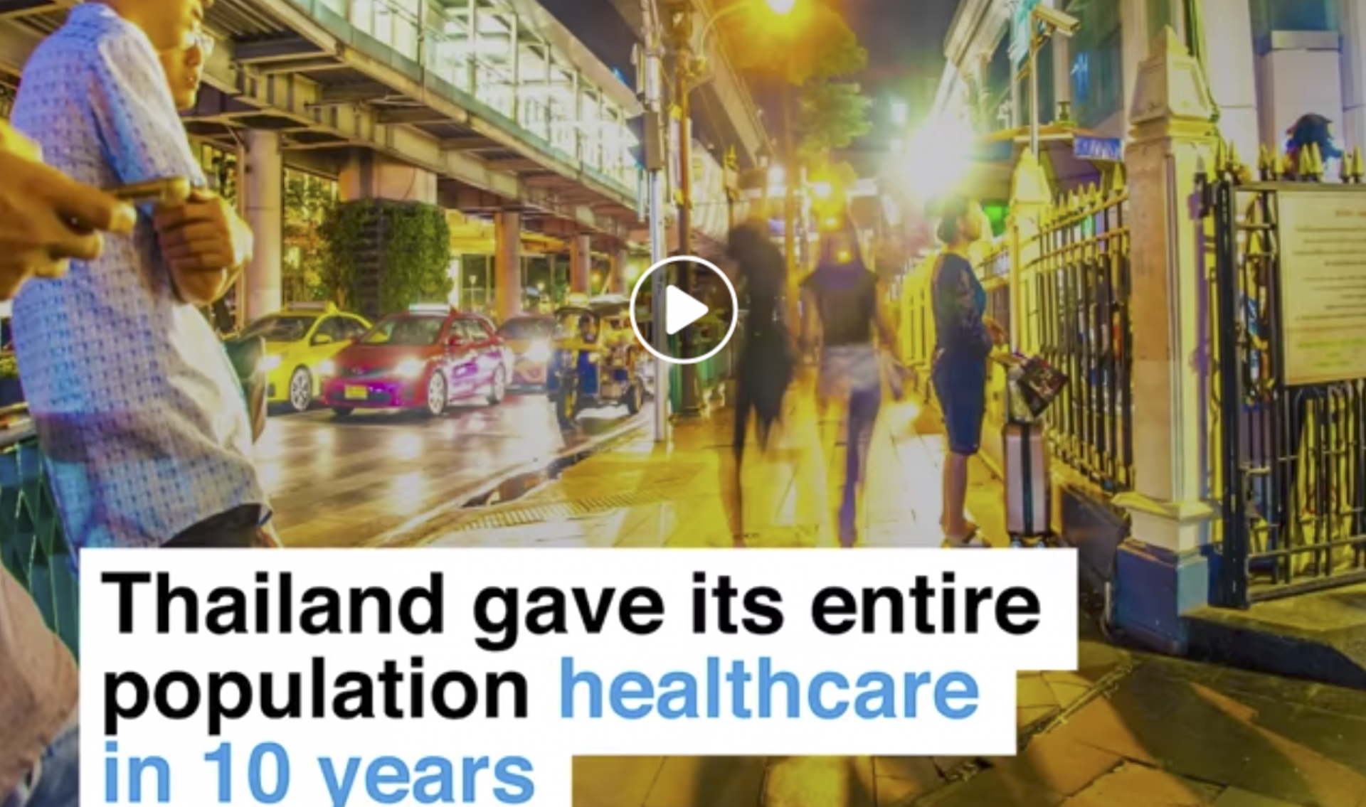 Entire population healthcare in 10 years